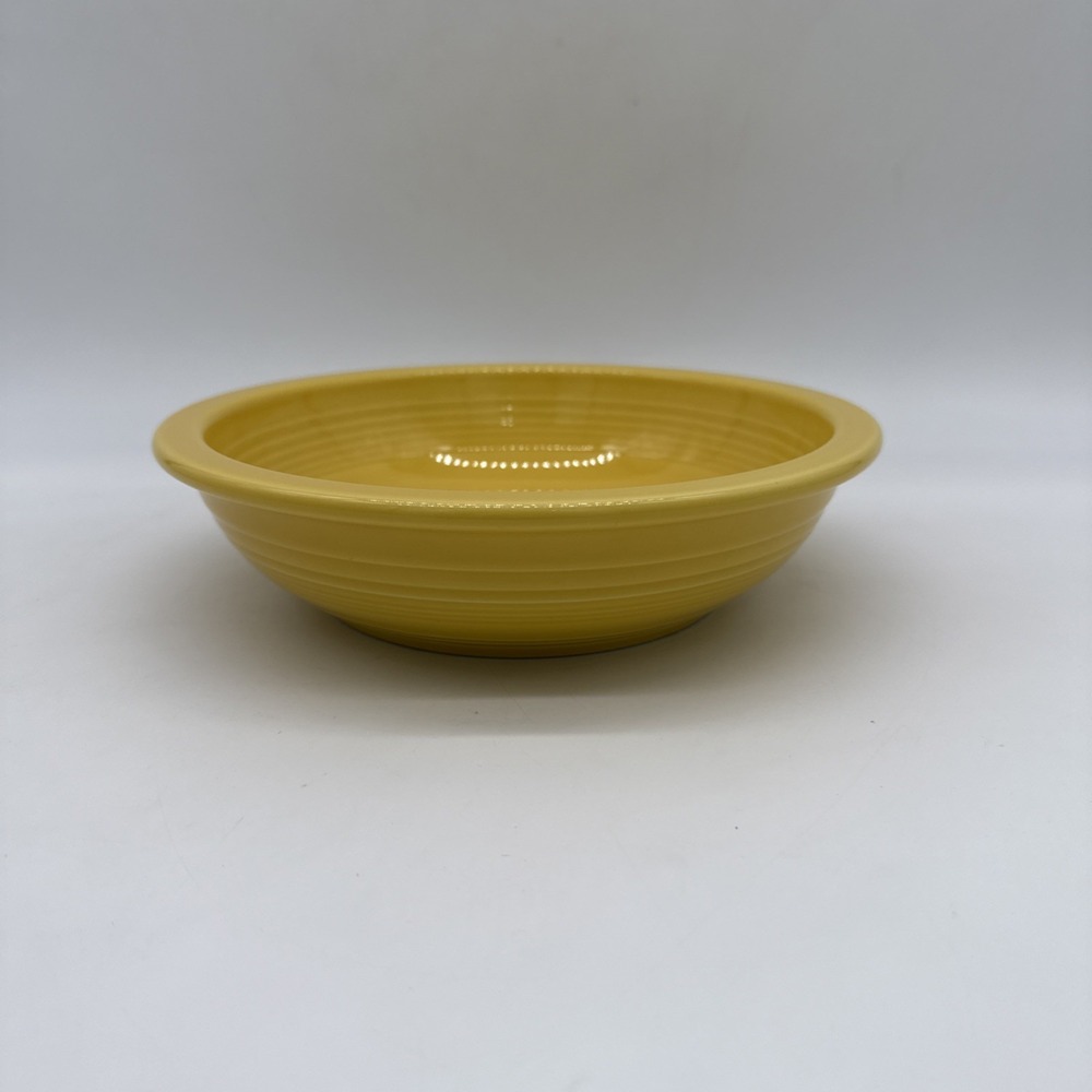 Vintage Fiestaware Yellow 8" Cereal Soup Bowl Dish HLC USA